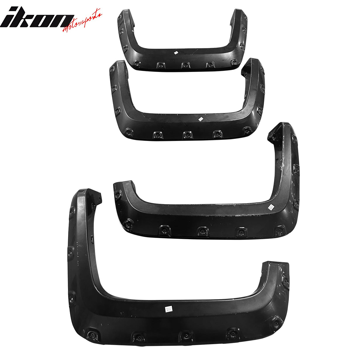 2014-2015 GMC Sierra 1500 CrewCab Bolt Style Fender Flares Smooth ABS