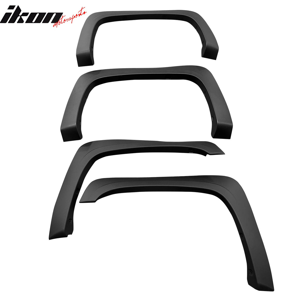 2007-2014 Chevrolet Silverado Long Bed OE Style 4PCS Fender Flares PP