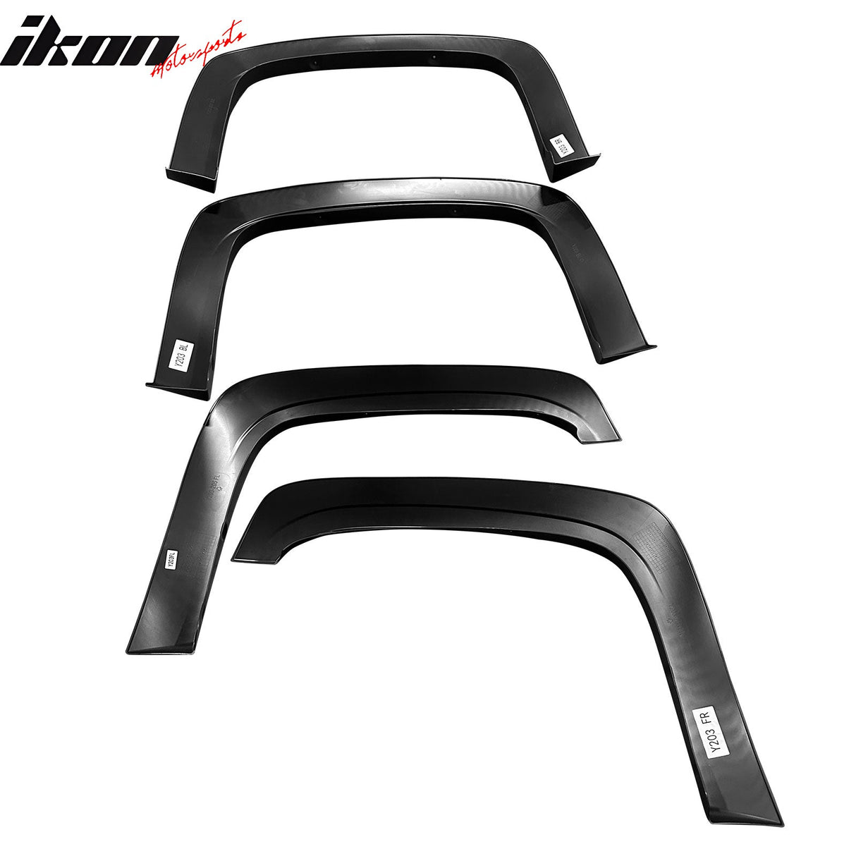 2007-2014 Chevrolet Silverado Long Bed OE Style 4PCS Fender Flares PP