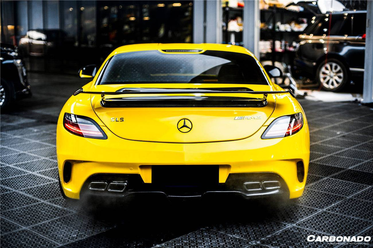 2010-2015 Mercedes Benz W197 SLS AMG BKSS Style Carbon Fiber Trunk Spoiler