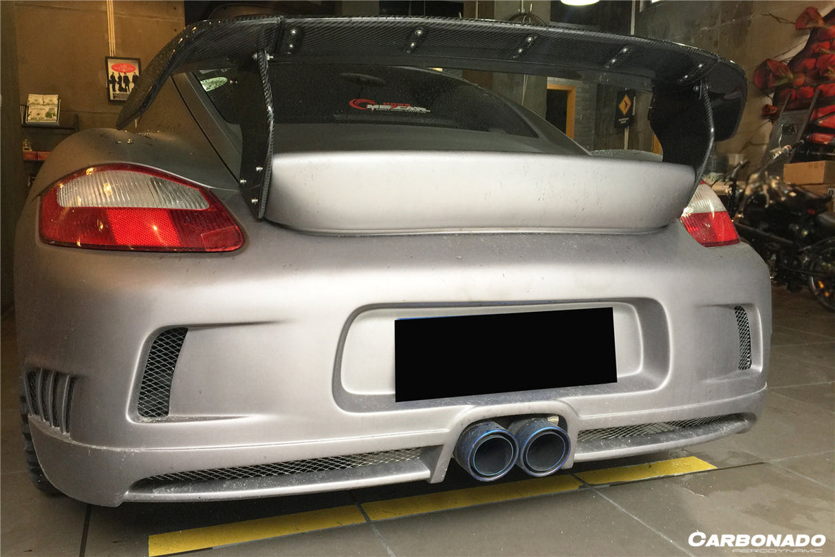 2005-2008 Porsche Boxster 987 TA Style Rear Bumper and Trunk Spoiler