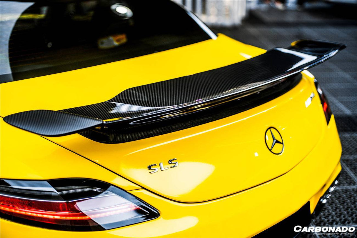 2010-2015 Mercedes Benz W197 SLS AMG BKSS Style Carbon Fiber Trunk Spoiler