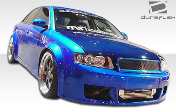 2002-2008 Audi A4 B6 B7 S4 4DR Wagon R-1 Style Side Skirts - FRP