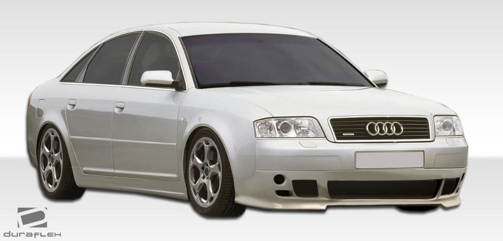 1998-2004 Audi A6 Type A Style Side Skirts Rocker Panels - FRP