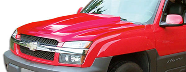 2002-2006 Chevrolet Avalanche Cowl Style Hood - 1 Piece - FRP