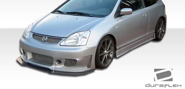 2002-2005 Honda Civic Si B-2 Style Front Bumper Cover - FRP