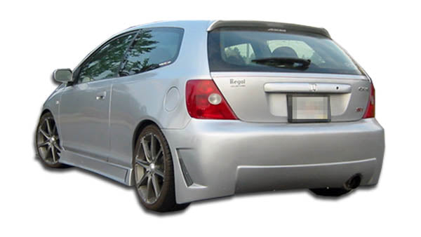 2002-2005 Honda Civic Si HB B-2 Style Rear Bumper Cover - FRP