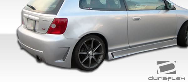 2002-2005 Honda Civic Si HB B-2 Style Rear Bumper Cover - FRP