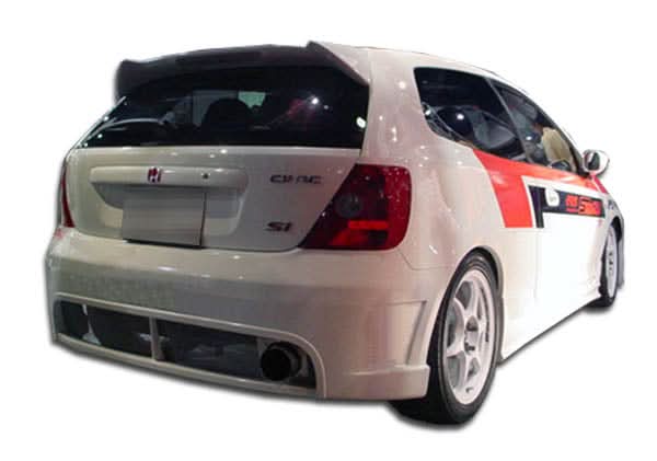 2002-2005 Honda Civic Si HB JDM Buddy Style Rear Bumper Cover - FRP