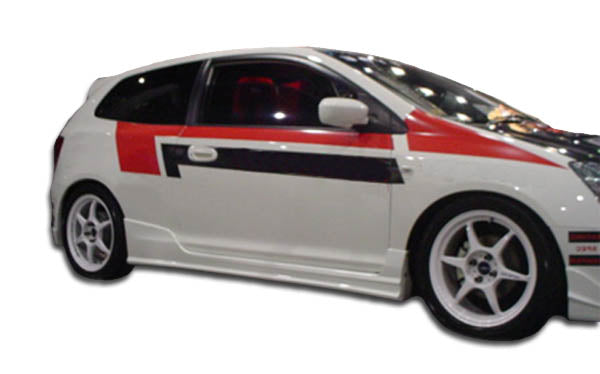 2002-2005 Honda Civic Si HB JDM Buddy Style Side Skirts - 2 Piece