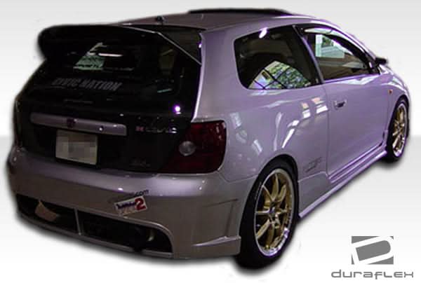 2002-2005 Honda Civic Si HB JDM Buddy Style Side Skirts - 2 Piece