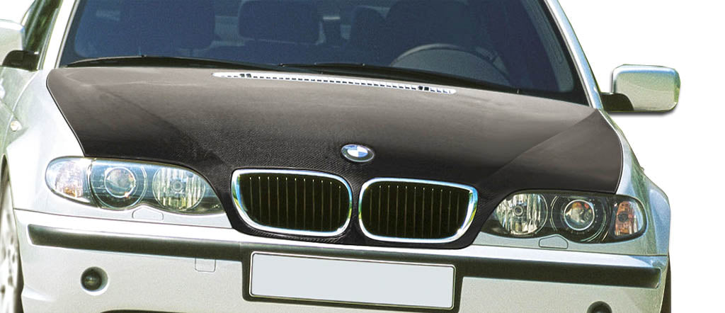 2002-2005 BMW 3 Series E46 OEM Look Hood - Carbon Fiber