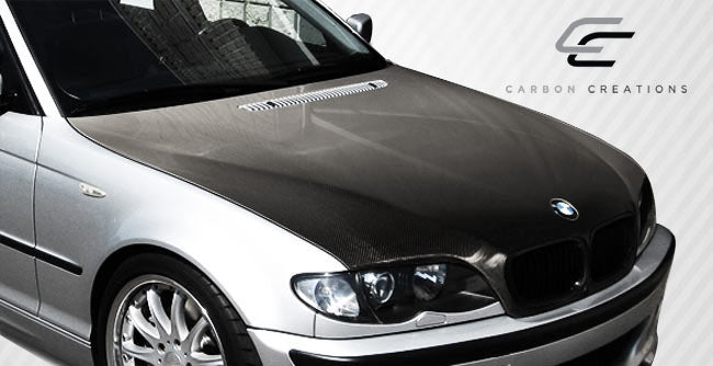 2002-2005 BMW 3 Series E46 OEM Look Hood - Carbon Fiber