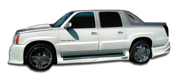 2002-2006 Cadillac Escalade EXT Platinum Style Side Skirts - 4 Piece - FRP