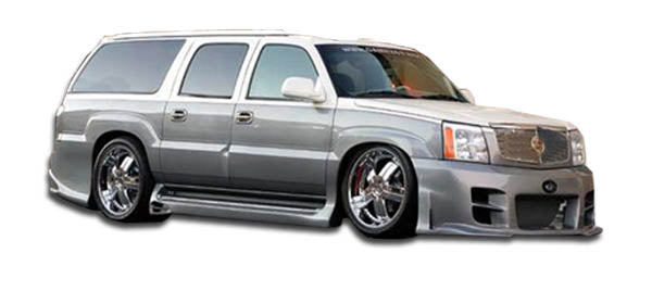 2002-2006 Cadillac Escalade Platinum Style Side Skirts - 2 Piece - FRP