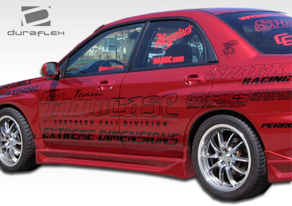 2002-2007 Subaru Impreza WRX STI C-1 Style Side Skirts - 2 Piece - FRP