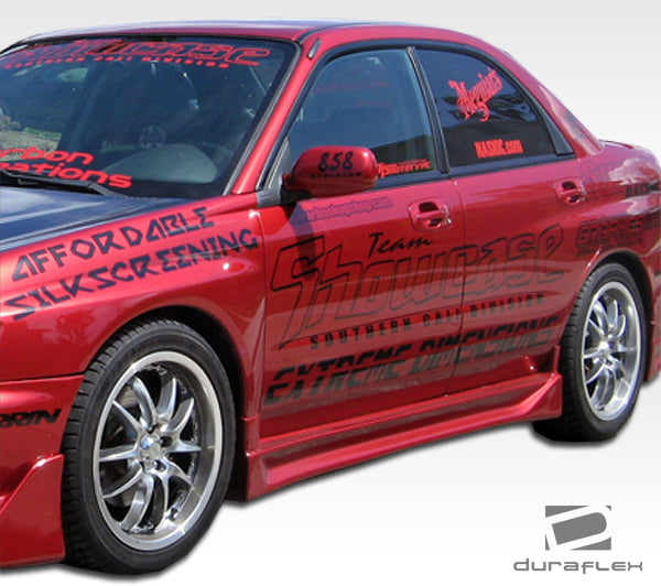 2002-2007 Subaru Impreza WRX STI C-1 Style Side Skirts - 2 Piece - FRP