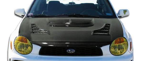 2002-2003 Subaru Impreza WRX STI C-1 Style Hood - Carbon Fiber