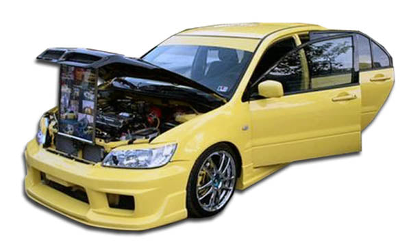 2002-2003 Mitsubishi Lancer K-1 Style Front Bumper Cover - FRP