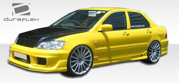 2002-2003 Mitsubishi Lancer K-1 Style Front Bumper Cover - FRP