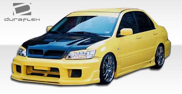 2002-2007 Mitsubishi Lancer K-1 Style Side Skirts - 2 Piece - FRP