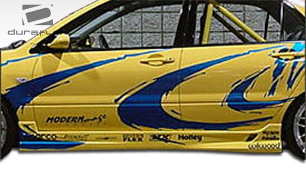 2002-2007 Mitsubishi Lancer K-1 Style Side Skirts - 2 Piece - FRP
