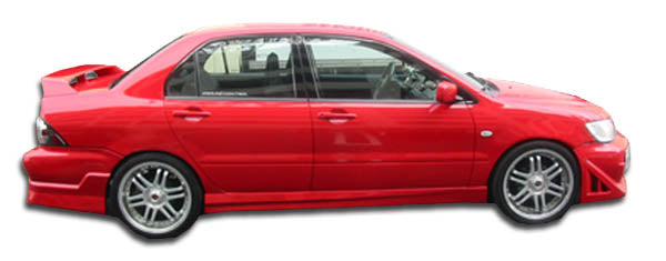 2002-2003 Mitsubishi Lancer Walker Style Side Skirts - 2 Piece
