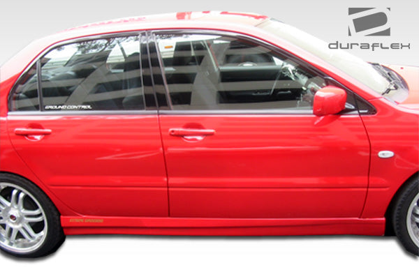 2002-2003 Mitsubishi Lancer Walker Style Side Skirts - 2 Piece