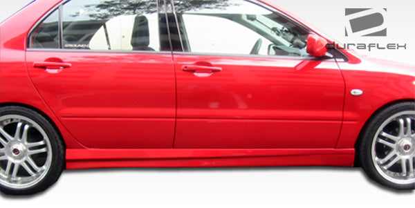 2002-2003 Mitsubishi Lancer Duraflex Walker Side Skirts Rocker Panels - 2 Piece