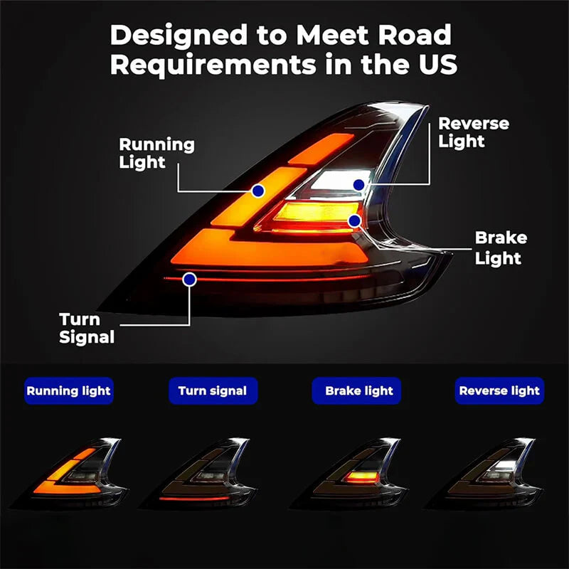 NTXGlow LED Tail Lights (2009-2021 Nissan 370Z)