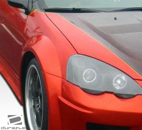 2002-2006 Acura RSX GT300 Style Wide Body Front Fenders - FRP