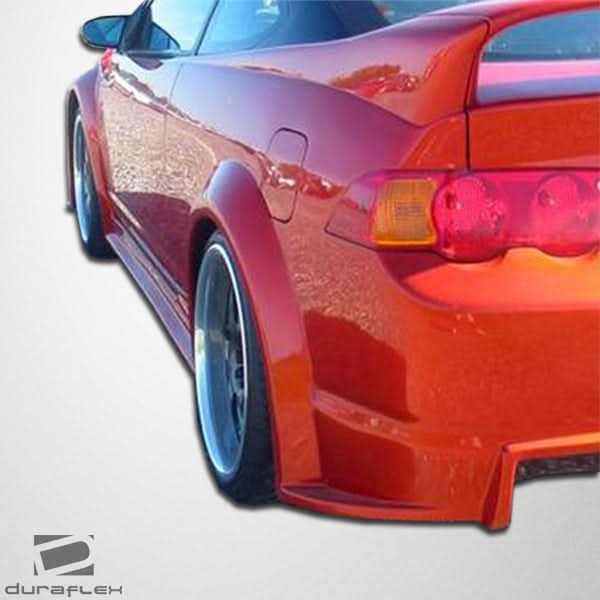 2002-2006 Acura RSX GT300 Style Wide Body Rear Fender Flares - FRP