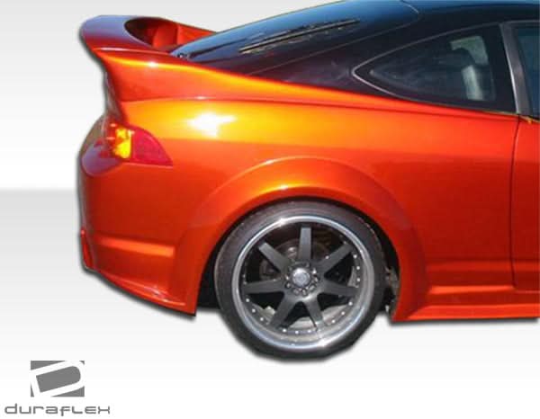2002-2006 Acura RSX GT300 Style Wide Body Rear Fender Flares - FRP