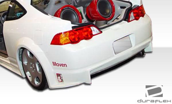 2002-2006 Acura RSX GT300 Style Wide Body Rear Fender Flares - FRP