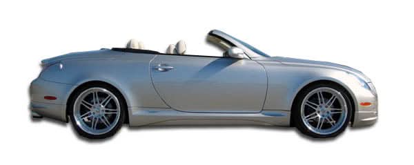 2002-2010 Lexus SC430 W-1 Style Side Skirts Rocker Panels - FRP