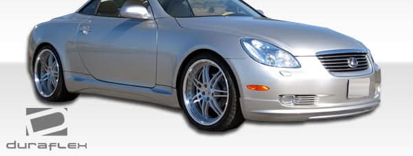 2002-2010 Lexus SC430 W-1 Style Side Skirts Rocker Panels - FRP