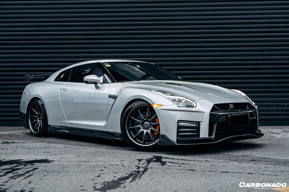 2008-2016 Nissan GTR R35 CBA DBA NISMO Ver17 Style Front Bumper