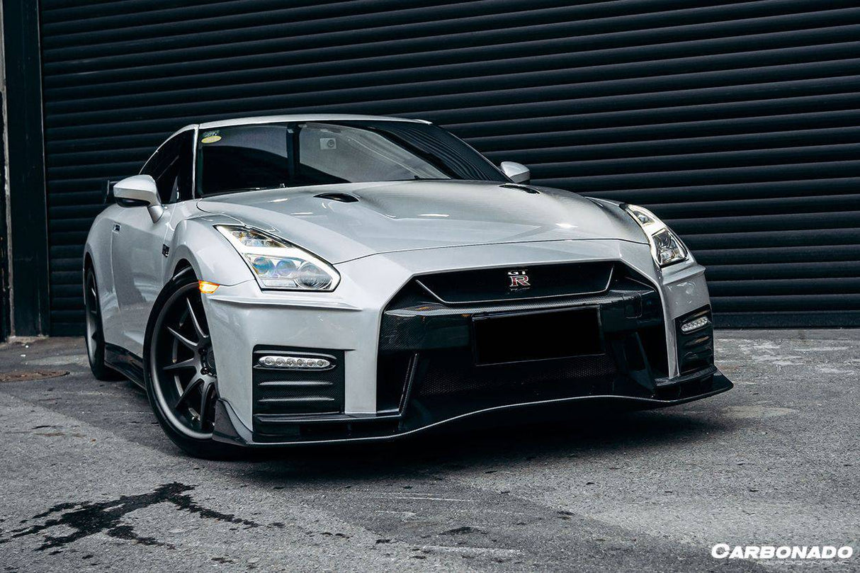 2008-2016 Nissan GTR R35 CBA DBA NISMO Ver17 Style Front Bumper