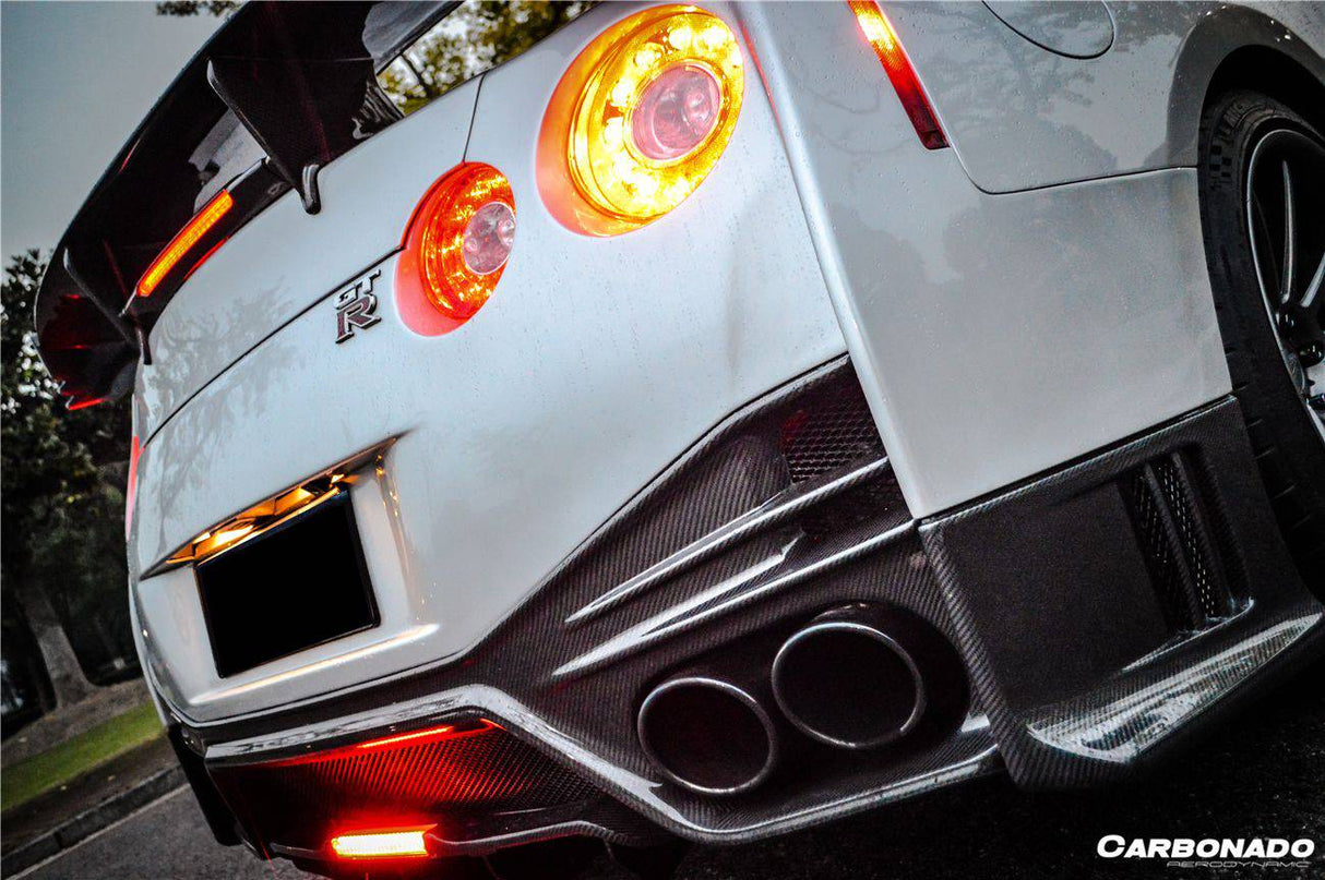 2008-2023 Nissan GTR R35 CBA DBA EBA NISMO Style Rear Bumper