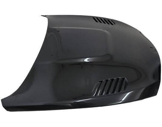 2003-2010 BMW 6 SERIES E63 2 doors XTS Style Carbon Fiber Black Hood
