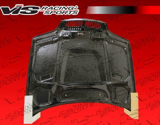 2003-2010 BMW 6 SERIES E63 2 doors XTS Style Carbon Fiber Black Hood