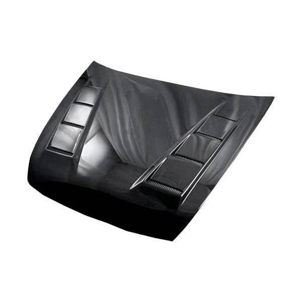 2003-2007 Honda Accord 4 doors TERMINATOR Style Carbon Fiber Black Hood