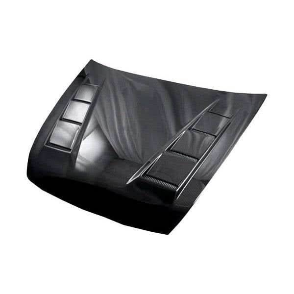 2003-2007 Honda Accord 4 doors TERMINATOR Style Carbon Fiber Black Hood