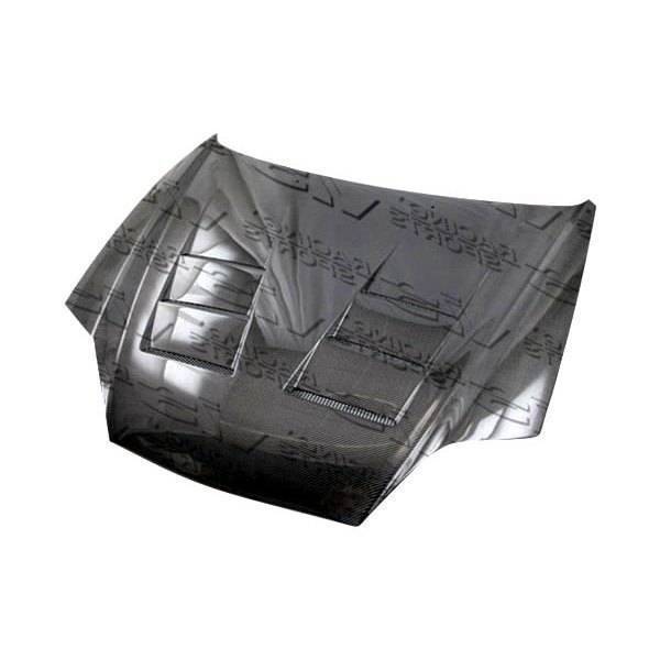 2003-2006 Hyundai Tiburon 2 doors TERMINATOR Style Carbon Fiber Black Hood