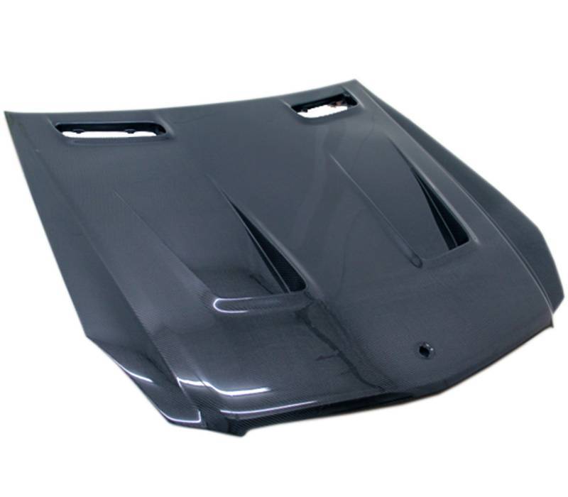 2009-2012 Mercedes SL 2 doors BLK Series Style Carbon Fiber Black Hood