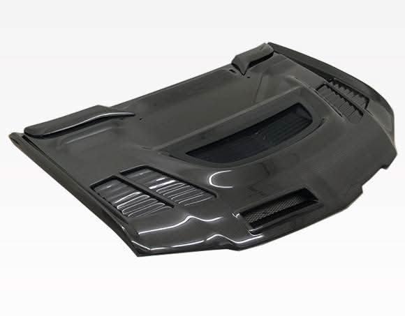 2003-2005 Mitsubishi EVO 8 4 doors JC Style Carbon Fiber Black Hood