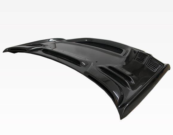 2003-2005 Mitsubishi EVO 8 4 doors JC Style Carbon Fiber Black Hood