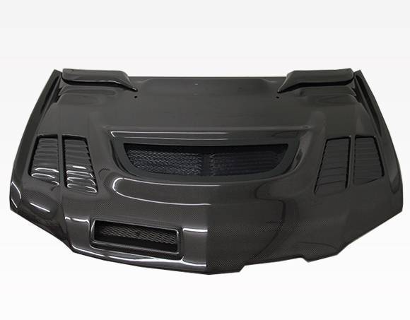 2003-2005 Mitsubishi EVO 8 4 doors JC Style Carbon Fiber Black Hood