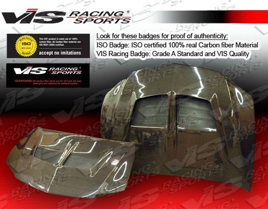 2003-2005 Mitsubishi EVO 8 4 doors VRS Style Carbon Fiber Black Hood