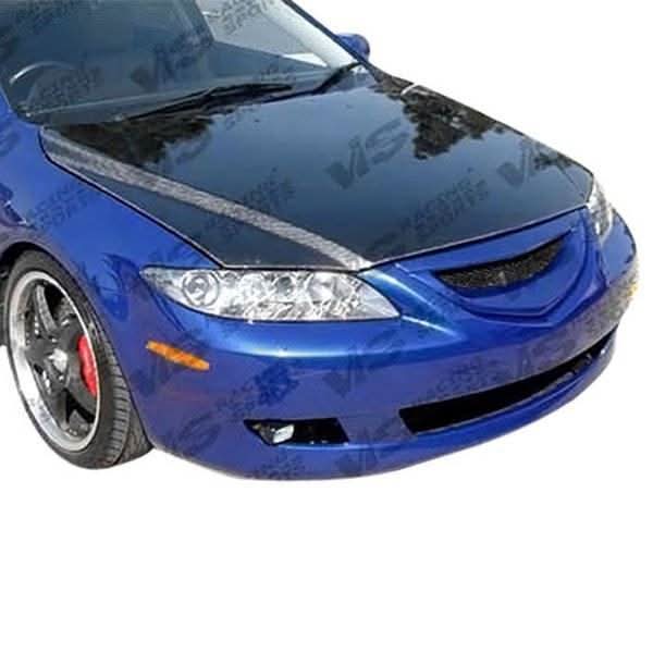 2003-2008 Mazda 6 4 doors OEM Style Carbon Fiber Black Hood